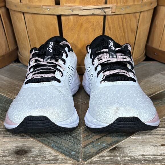 Asics GEL-Excite 7 White Pink Black Comfort Running Shoes Womens Size 11 - Picture 4 of 11